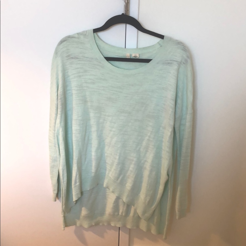 Anthropologie Moth Mint Green Sweater